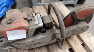 1 x Stihl Petrol Cut Off Saw Model TS350AV - Untested - CL057 - Ref 4A - Location: Welwyn,