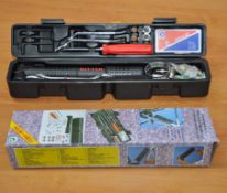 5 x Emergency 30-Piece Bicycle Repair Kits - Each Kit Includes: Patch Kit, Double Open Wrench,