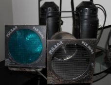 4 x Pulsa PAR 56/64 Stage Cans - Nightclub / Stage Lighting - Untested - CL090 - Various