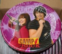 100 x Packs Of Disney Camp Rock Paper Plates - Each Pack Contains 10 x 23cm Plates - RRP £3.50 Per