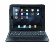 1 x Mi PU Leather IPAD CASE With Integrated Bluetooth 2.0 Keyboard - Wireless Keyboard, Upto 90
