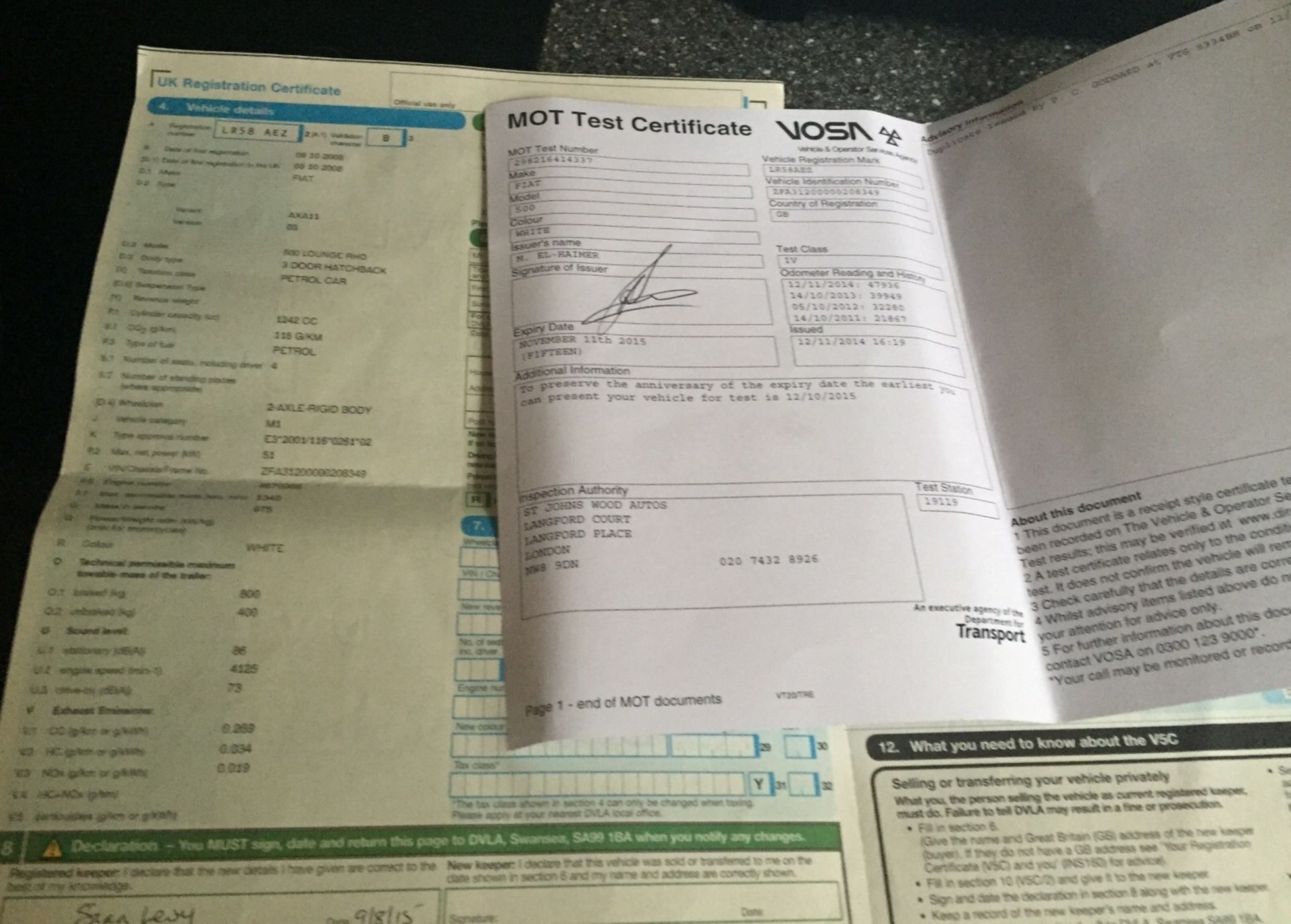 58 Plate Fiat 500 Lounge 3 Door Hatchback - White - Features Premium Extras - NO VAT on the Hammer - - Image 8 of 33