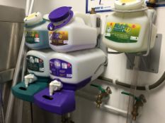 1 x Floor Cleaning Station - As Per Photo Includes Stainless Steel Wall Mounted Sink 45 x 50cm x