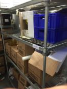 1 x Tall Steel Storage Rack - Ideal For Commercial Freezers etc - Contents NOT Included - Dimensions