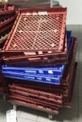12 x Trousdale Commercial Vented Trays - 84cm x 36cm x height 23.5cm - Dolly not included - ref