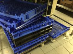 10 x Trousdale Commercial Vented Trays - SizeW 84cm x D36cm x H23.5cm - Dollys not included - ref