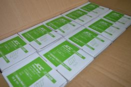 12 x JCC Lighting ELTINO Indoor Blue LED Floor or Wall Lighting Kits - Twelve Sets of Three LED