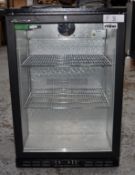 1 x Rhino Milan 600 Single Door Bottle Cooler - Ideal For Pubs, Club or Restaurants - 240V - CL101 -