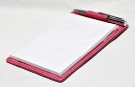24 x Genuine Fine Leather Jotters by ICE London – EGW-6004-PK - Colour: Pink - Includes Note Paper &
