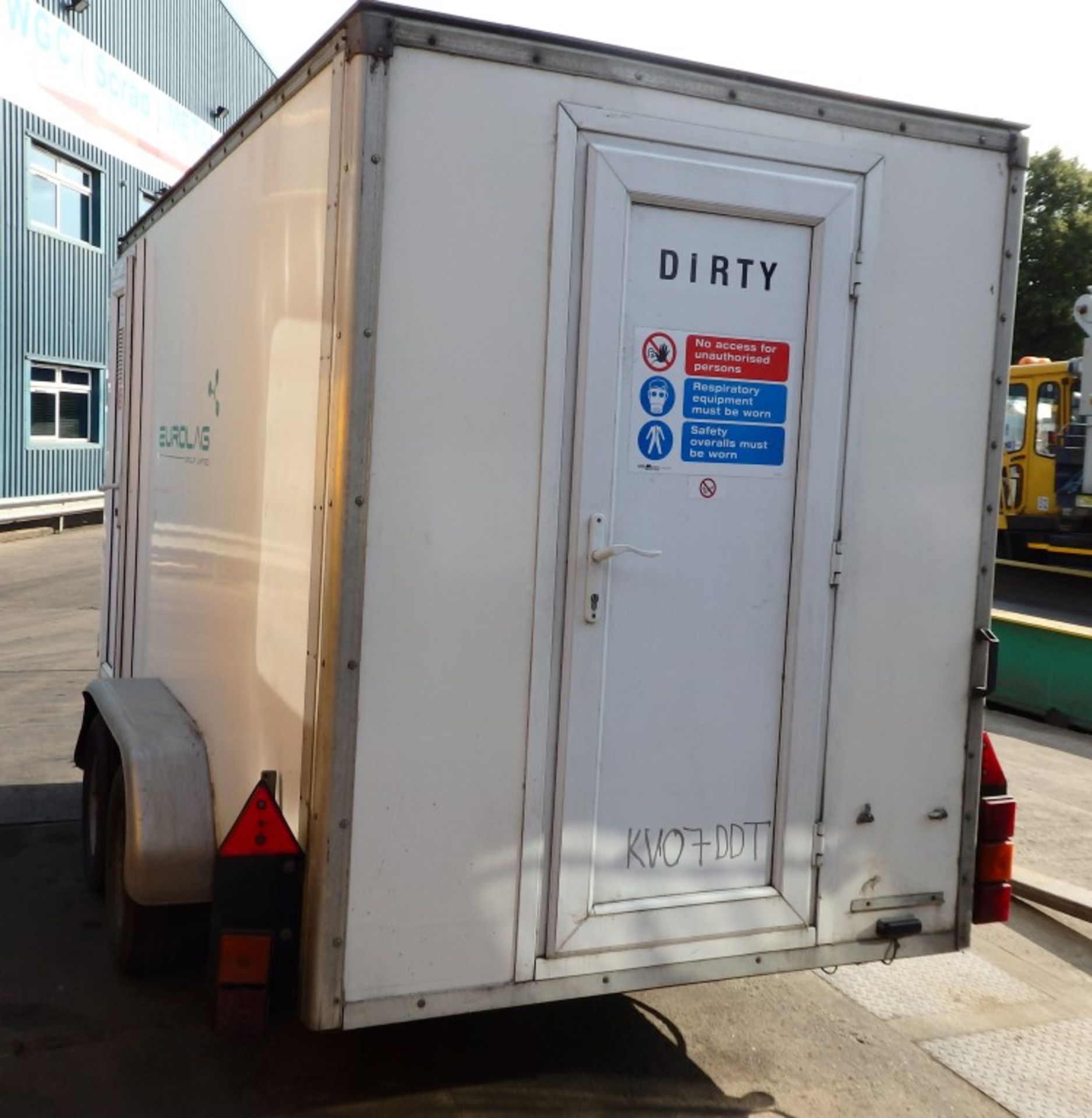 1 x Eurolag Towing Trailer With In and Out Shower Facility - Previously Used As Decontamination Wash - Image 16 of 23