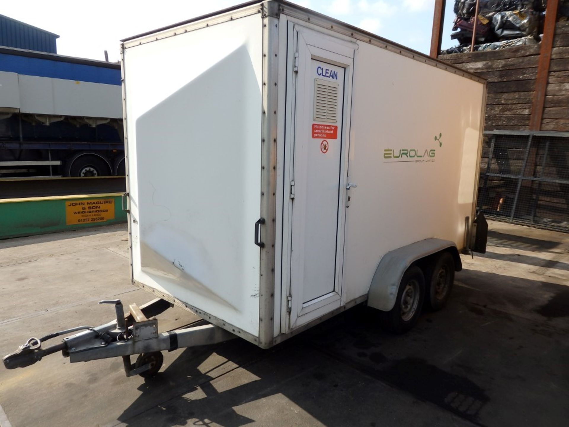 1 x Eurolag Towing Trailer With In and Out Shower Facility - Previously Used As Decontamination Wash - Image 23 of 23