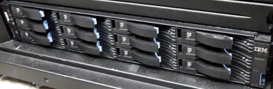 1 x IBM System Storage DS3512 - Recently Removed From A Working Office Enviroment **No Hard Drives
