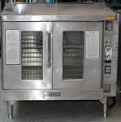 1 x Hobart Industrial Stainless Steel Oven With Temperature Control - Preowned In Good Working Order