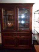 1 x Mark Webster 'Perth' Dark Solid Wood Buffet & Base - Ex Display Stock – Dimensions: W149 x D44 x