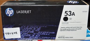1 x HP Q7553A Original Black Toner Cartridge - For HP Laserjet M2727, P2014 and P2015 Printers -