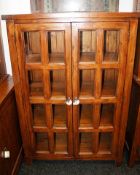 1 x Reclaimed Solid Wood Display Unit - Ex Display Stock – Dimensions: W100 x D43 x H145cm - Ref: