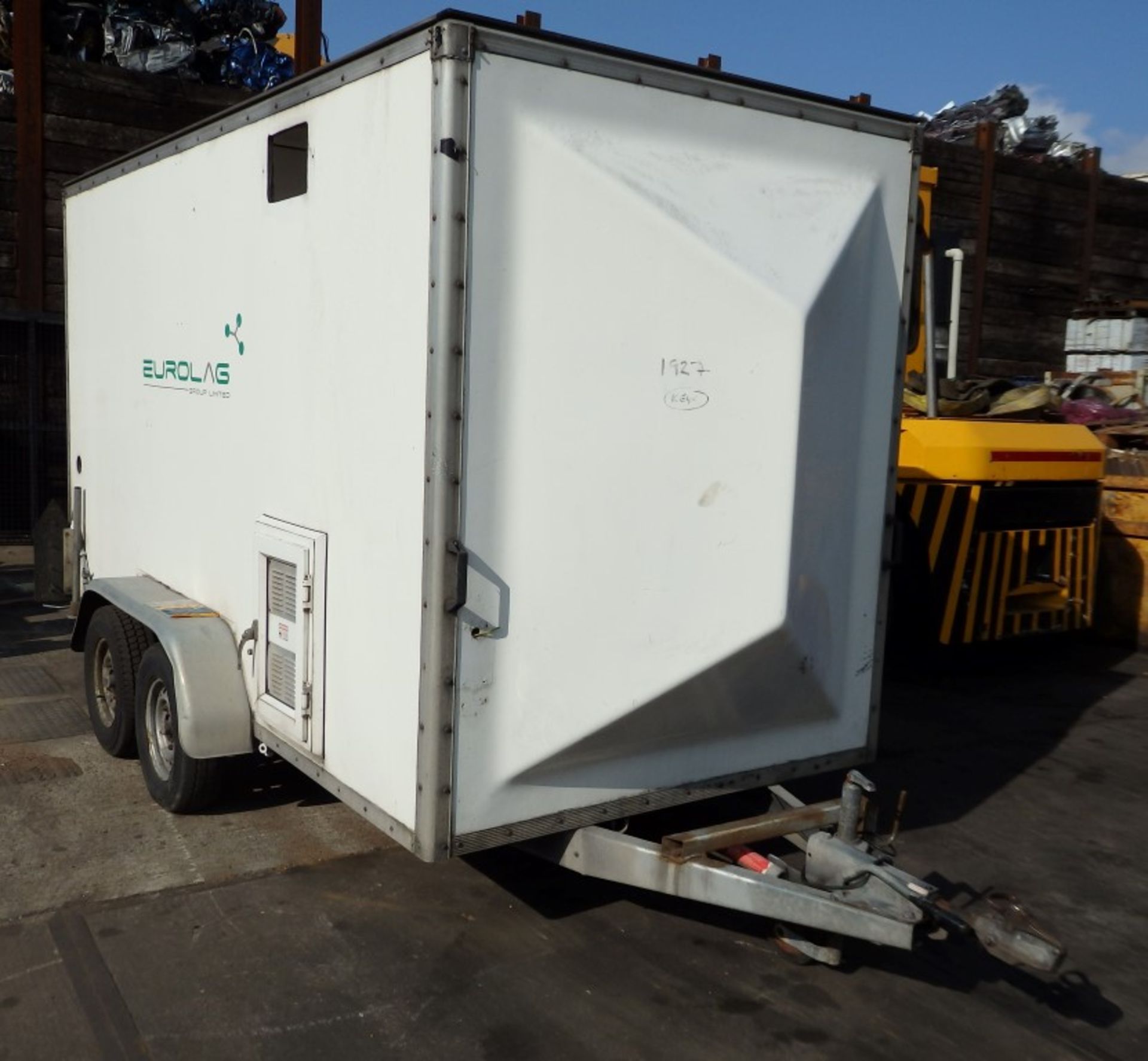 1 x Eurolag Towing Trailer With In and Out Shower Facility - Previously Used As Decontamination Wash - Image 2 of 23
