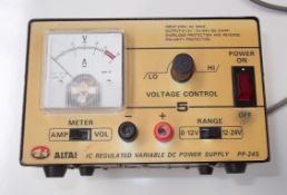 1 x Altai REGULATED VARIABLE POWER SUPPLY - Model PP-245 - REF: MIT62 - Used, Item Powers Up, No