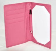 15 x Genuine Fine Leather Credit Card Wallet / Notepad by ICE London - EGW-6003-PK - Colour: