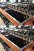 2 x CED Designline Self Serve Ceran Glass Hotplates - Counter Drop In Design With Overhead Heat