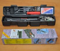 5 x Emergency 30-Piece Bicycle Repair Kits - Each Kit Includes: Patch Kit, Double Open Wrench,