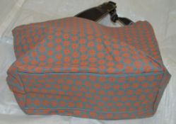 5 x Miso Shopper Bags - Hardwearing Material With Blue Inner Fabric, Leather Handle and Internal