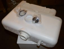 1 x Venizia BTW Toilet Pan Unit in White Gloss With Concealed Cistern - 500mm Width - Includes