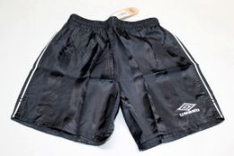 40 x Pairs Of Umbro Azzurri Shorts - Youth Sizes - Lot Includes: 34 x Youth Large, & 6 x Youth