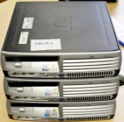 4 x HP Small Form Factor Desktop Computer - Intel Pentium 4 2.8ghz - 512mb Ram - HARD DISK DRIVES
