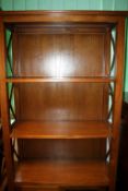1 x Mark Webster 'MILTON' Solid Wood Bookcase - Ex Display Stock – Dimensions: W85 x D37 x
