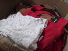Approx 40 x Items Of Assorted Women's / Girls Clothing & Accessories - Mostly Knitwear, Scarves,