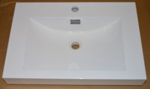 1 x Vogue Bathrooms JUNO Single Tap Hole Inset SINK BASIN - 800mm Width - Product Code 1VFJU80 -
