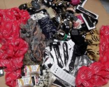 Approx 100 x Items Of Assorted Women's / Girls Fashion Accessories – Includes Hats, Hair Accessories