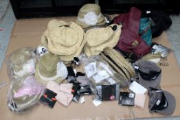80 x Items Of Assorted Women's / Girls Fashion Accessories – Box2607 - Includes Hats, Bags, Purses