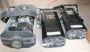 3 x Nightclub Disco DJ Lights - Includes 1 x Golden Scan 2 HMI 575 and 2 x Future Light CY-250