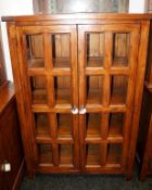 1 x Reclaimed Solid Wood Display Unit - Ex Display Stock – Dimensions: W100 x D43 x H145cm - Ref: