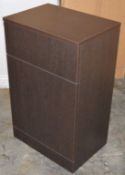 1 x Venizia BTW Toilet Pan Unit in Wenge With Concealed Cistern - 500mm Width - Brand New Boxed