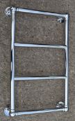 1 x Heritage Portland Wall Hung Heated Towel Rail - Model AHC94 - Height 750 x Width 475mm -