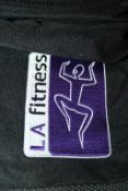 10 x Assorted LA Fitness Branded Rucksacks - Colours: Purple & Black / Green - New & Sealed -