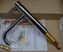 1 x Baumatic AT205CH Deidra Tubular Top Lever Mixer Tap Chrome – NEW & BOXED – CL053 – Location:
