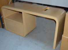 1 x Vogue ARC Series 1 Type C Bathroom VANITY UNIT in LIGHT OAK - 1600mm Width - Manufactured to the