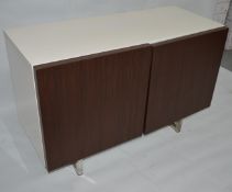 1 x Calligaris Seattle Glossy White 2 Door Sideboard -CL087- Location: Altrincham WA14 - RRP £888.00