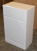 10 x Venizia BTW Toilet Pan Units in Gloss White With Concealed Cisterns - 500mm Width - Includes