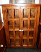 1 x Reclaimed Solid Wood Display Unit - Ex Display Stock – Dimensions: W100 x D43 x H145cm - Ref: