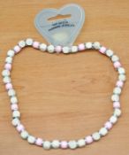 200 (approx) x Wooden Beaded Bracelets By TOP NOTCH - New In Retail Packaging - Good Resale