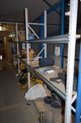 1 x Large Quantity of Heavy Duty Rivet Storage Racking - Grey Finish - Includes 9 Uprights and 36