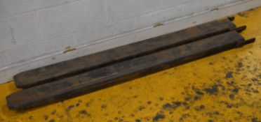 1 x Set of Forklift Truck Extention Forks - Suitable For Counter Balance or Reach Trucks - CL300 -