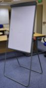1 x Office Whiteboard Flipchart - Freestanding - Reversible Whiteboard - CL30 - Ref S029 - Location: