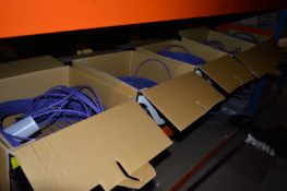 5 x Part Used Boxes of Excel Category 6 UTP Cable LSOH Violet 305m - CL300 - Ref S417 - Part Used