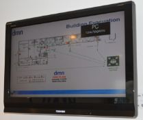 1 x Toshiba Regza 32 Inch LCD Television With Wall Bracket - Buyer to Remove - CL300 - Ref S001 -